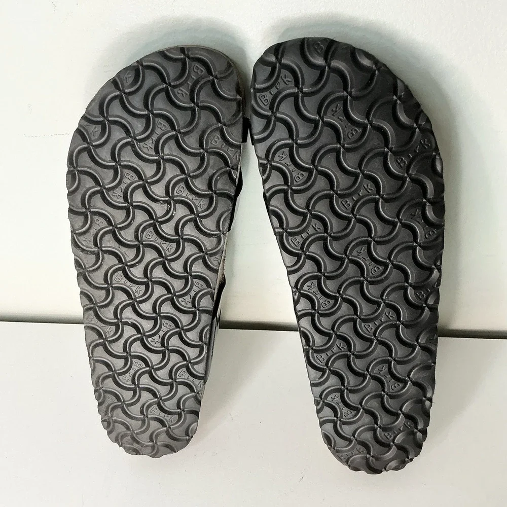 Birkenstock Mayari Black Patent Sz 42 Narrow Fit Leather New With Box - Picture 6 of 8